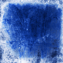 Grunge blue background with space for text