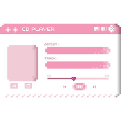 Pink Pixels  Music Player 