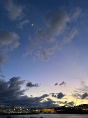 Captivating Night Sky: Stunning Black Sky Photo After Sunset