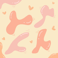 seamless pattern with cats and dogs