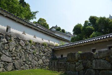 姫路城　土壁の狭間