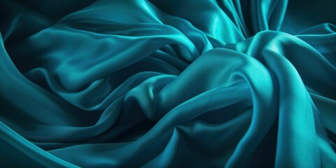 Obraz premium Aqua silky material texture