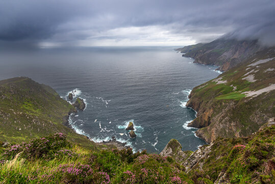 Slieve League's cliffs, county Donegal, Ireland