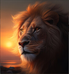 Fototapeta premium Lion