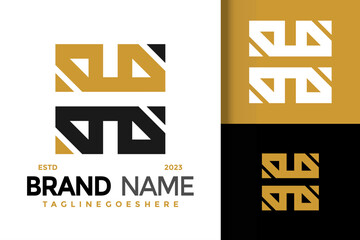 Letter H Brand Identity logo vector icon illustration
