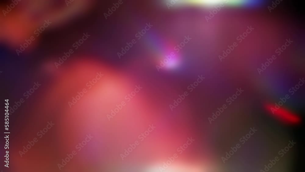 Poster loop abstract colorful optical flare light leak motion background for project screen overlay. concep