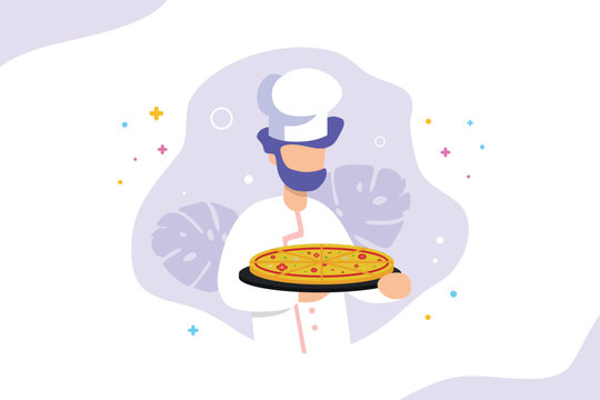 Pizza maker, chef cook, chef, Pizzaiolo, Pizza delivery person, Kitchen staff, Food preparation