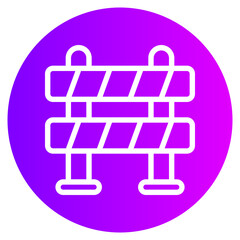 barrier gradient icon
