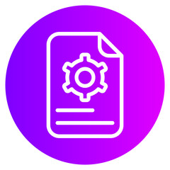 project gradient icon