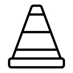 cone line icon