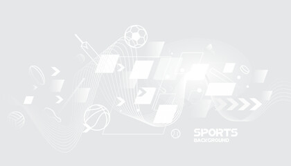 Abstract futuristic background. Vector sport concept