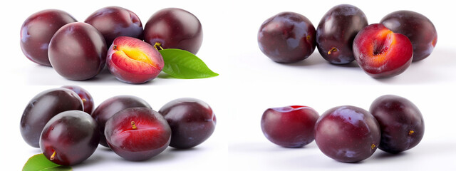 fruit, food, isolated, plum, fresh, red, healthy, white, plums, ripe, sweet, berry, purple, organic, closeup, cherry, juicy, diet, vegetarian, dessert, nature, tasty, apple, delicious, raw