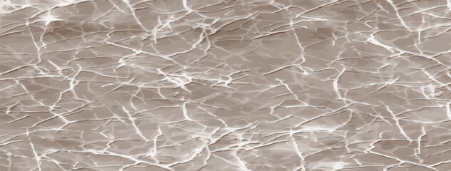 effect of crumpled paper with scuffs and creases. imitation of granite, stone with chips and cracks. Vector for texture, textiles, backgrounds, banners and creative design