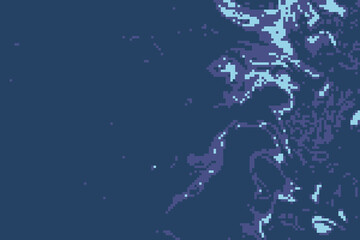 Pixelated 8-Bit Square Abstract Background: High-Resolution JPG Image for Digital and Print Projects