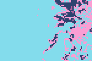 Pixelated 8-Bit Square Abstract Background: High-Resolution JPG Image for Digital and Print Projects