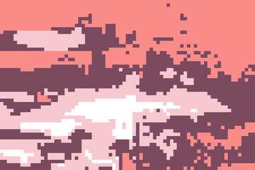 Pixelated 8-Bit Square Abstract Background: High-Resolution JPG Image for Digital and Print Projects
