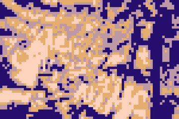 Pixelated 8-Bit Square Abstract Background: High-Resolution JPG Image for Digital and Print Projects