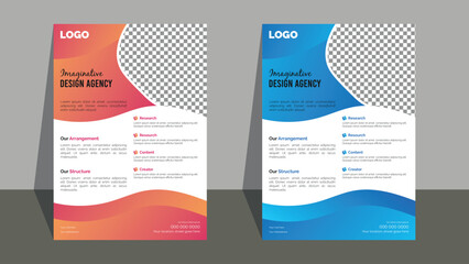 Color Your Business Corporate Flyer Template for Eye-Catching Designs