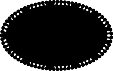 Brush stroke abstract shape, vector