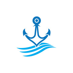 Anchor logo icon boat ship marine navy