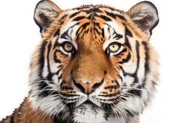 Obraz premium white bengal tiger isolated