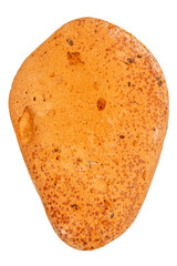 Red clay sea pebble