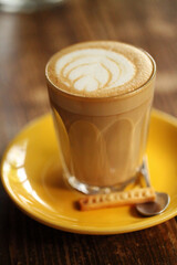 cup of coffee with milk