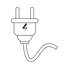 electric plugs icon illustration vector