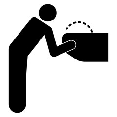 Drinking fountain icon