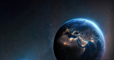 earth in space