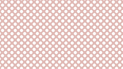 Pink background with white dots