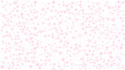 Pink heart background. 