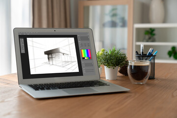 Architectural design modish software application for architect business and professional designer