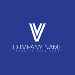 v logo, v letter logo design, v logo template