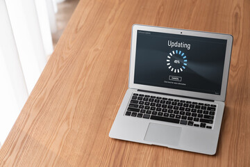 Software update on computer for modish version of device software upgrade