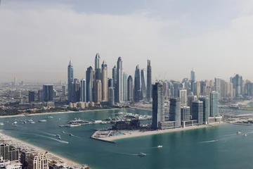 Photo sur Plexiglas Dubai Skyline of dubai in uae in spring