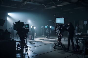 A group of people on a stage - Generative AI