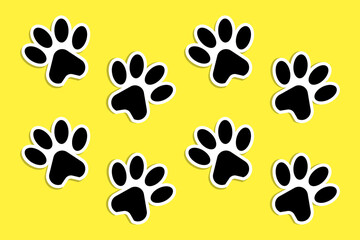 Animal Paw Print Vector Design