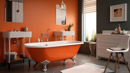 Mid century modern style bathroom with wood modern twist mcm ideas interior design trending