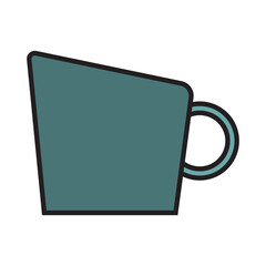 Coffee cup flat design