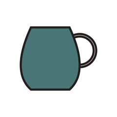 Coffee cup flat design