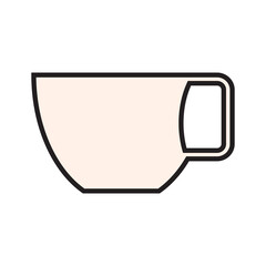 Coffee cup flat design