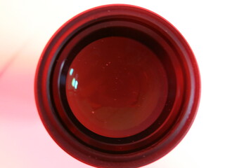 Reflective lens red LED