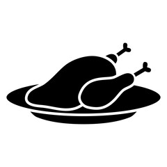 chicken roasted icon