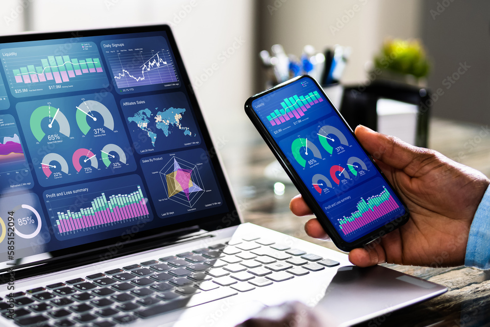 Poster african advisor using kpi dashboard
