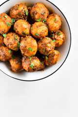 Bombay potatoes in bowl