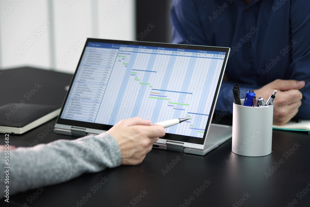 Poster gantt gantt software project