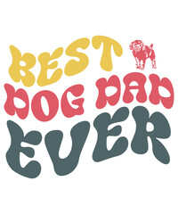 Retro dog svg Bundle, Dog Mom Svg Bundle, Dog Quotes Svg, Dog Wavy Svg, Groovy Dog Mom Shirt Svg, paw svg, puppy svg