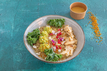 Salade poulet avocat boulbourg