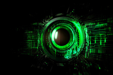 Digital binary code matrix background - 3D rendering of scientific technology data network in binary code, conveying connectivity, complexity and intense flow of information in updated digital age